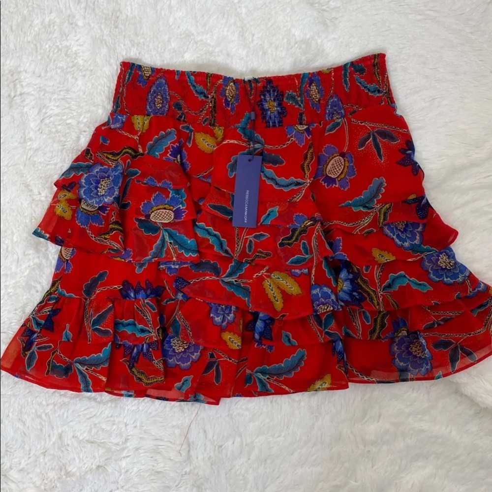 Rebecca Minkoff Red Lila Skirt